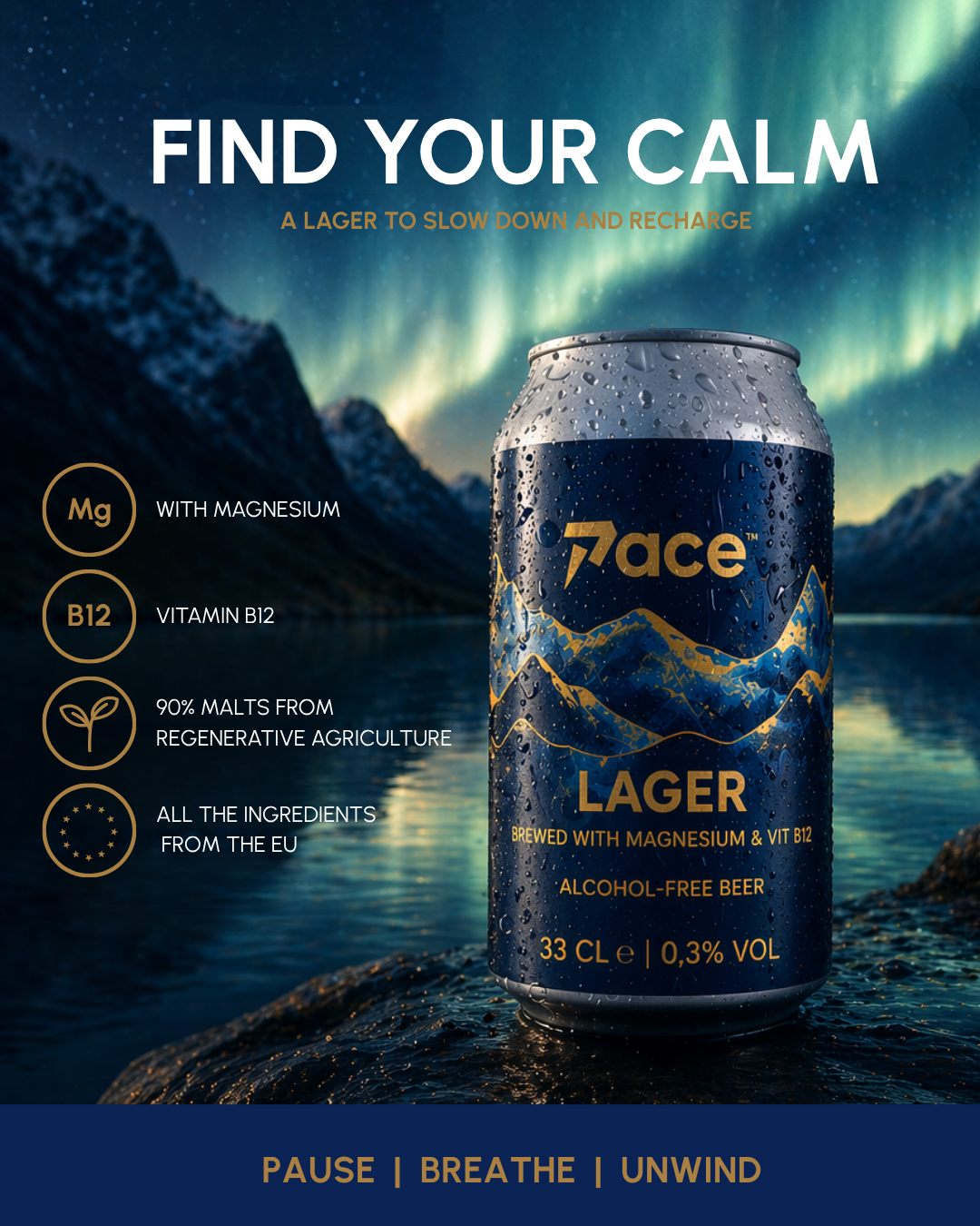 PACE LAGER | Sem álcool