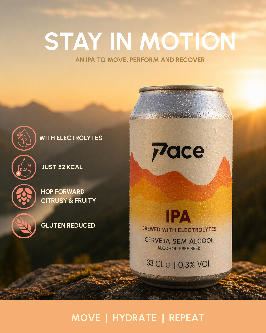PACE IPA | Cerveja Sem Álcool