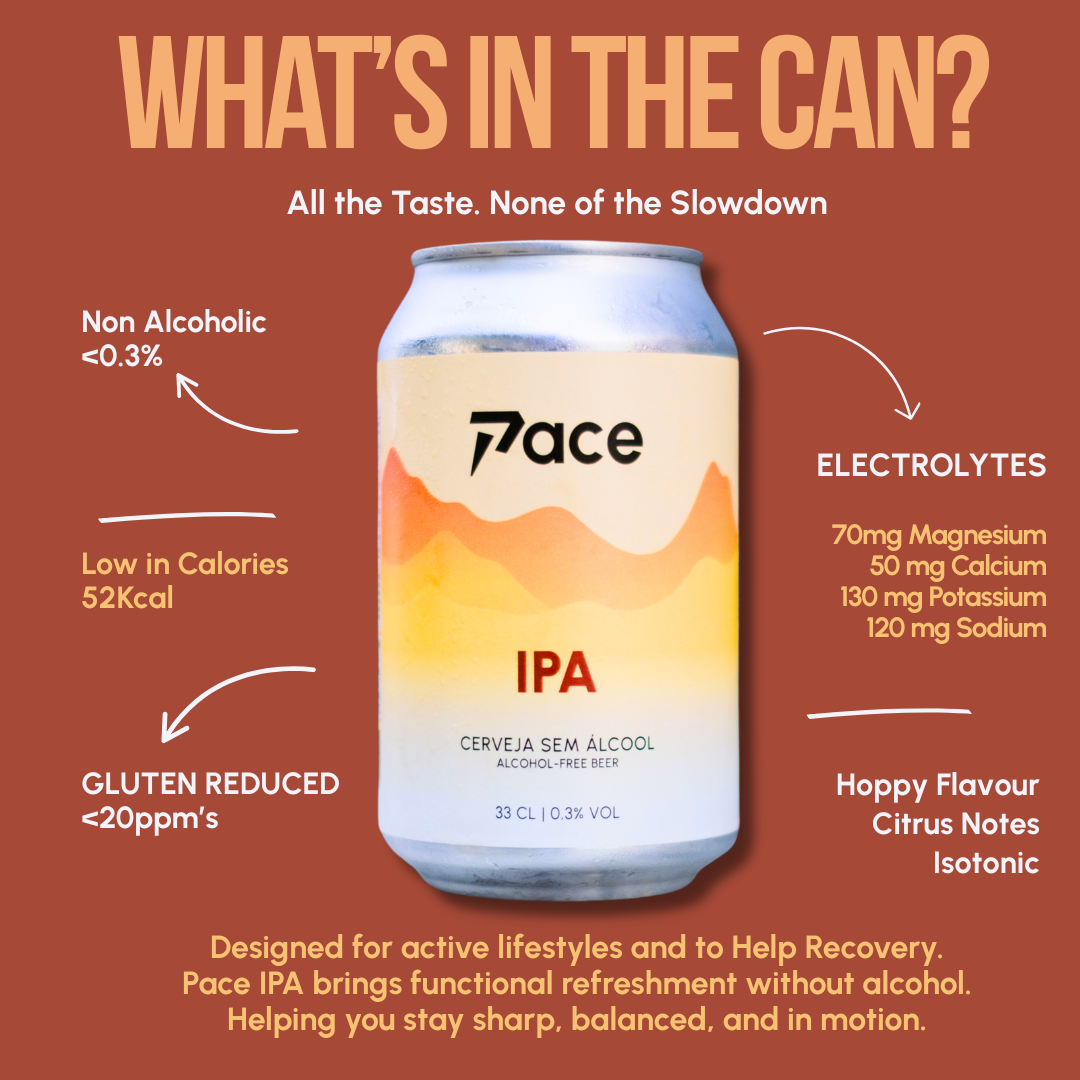 Pré-Encomenda: PACE IPA - Cerveja Sem Álcool
